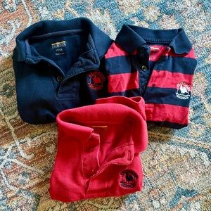 Lot of 3 Y2XS (3T) Primrose School Uniform Shirt Sleeve Polo Shirts